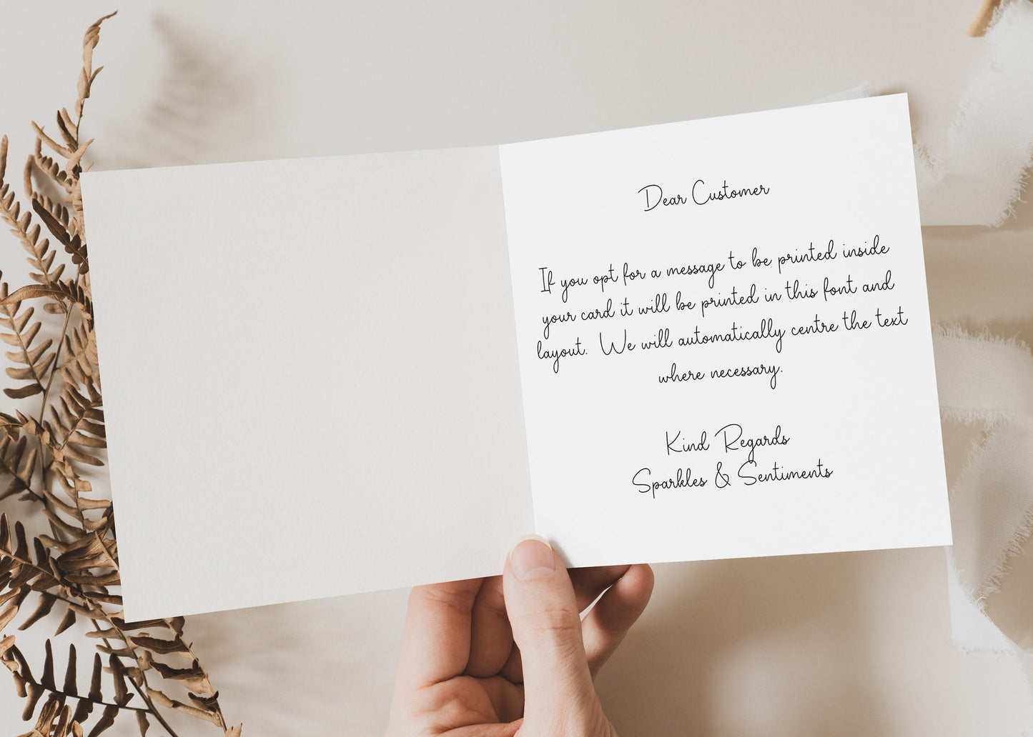 Personalised Baby Card - and then there were five