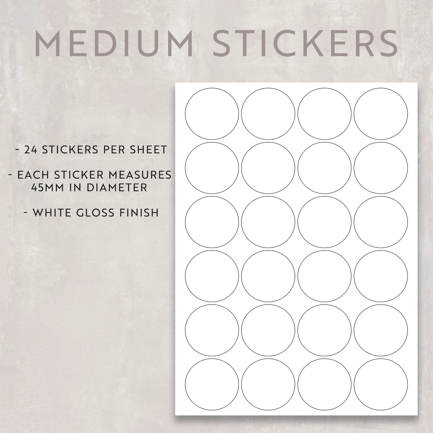 Pink Birthday Stickers