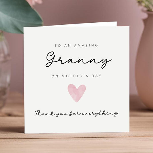 Mothers Day Card for Granny