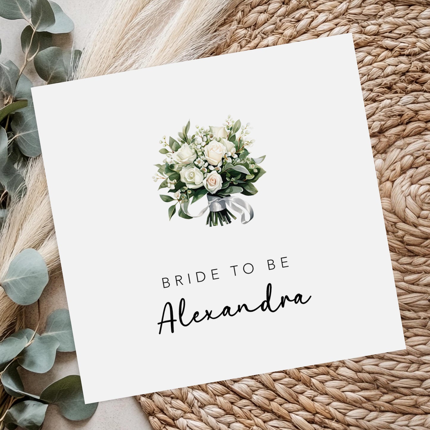 Personalised Bride To Be Card