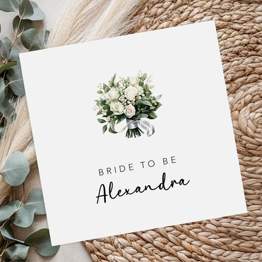 Personalised Bride To Be Card