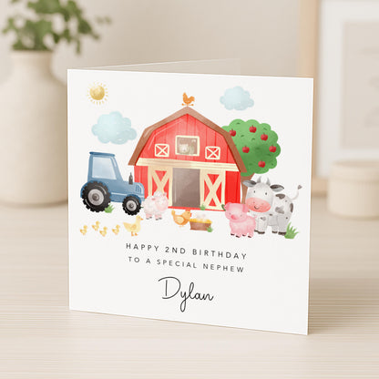 Personalised Farmyard Birthday Gift Wrap |   Wrapping Paper |  WRAP0023