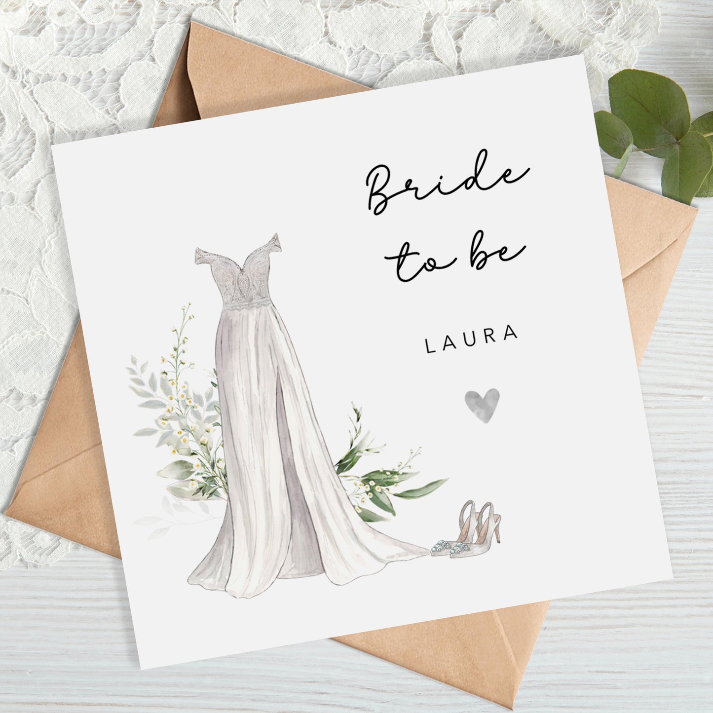 Personalised Bride To Be Card