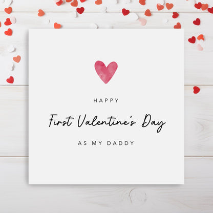 First Valentines as my Daddy Card