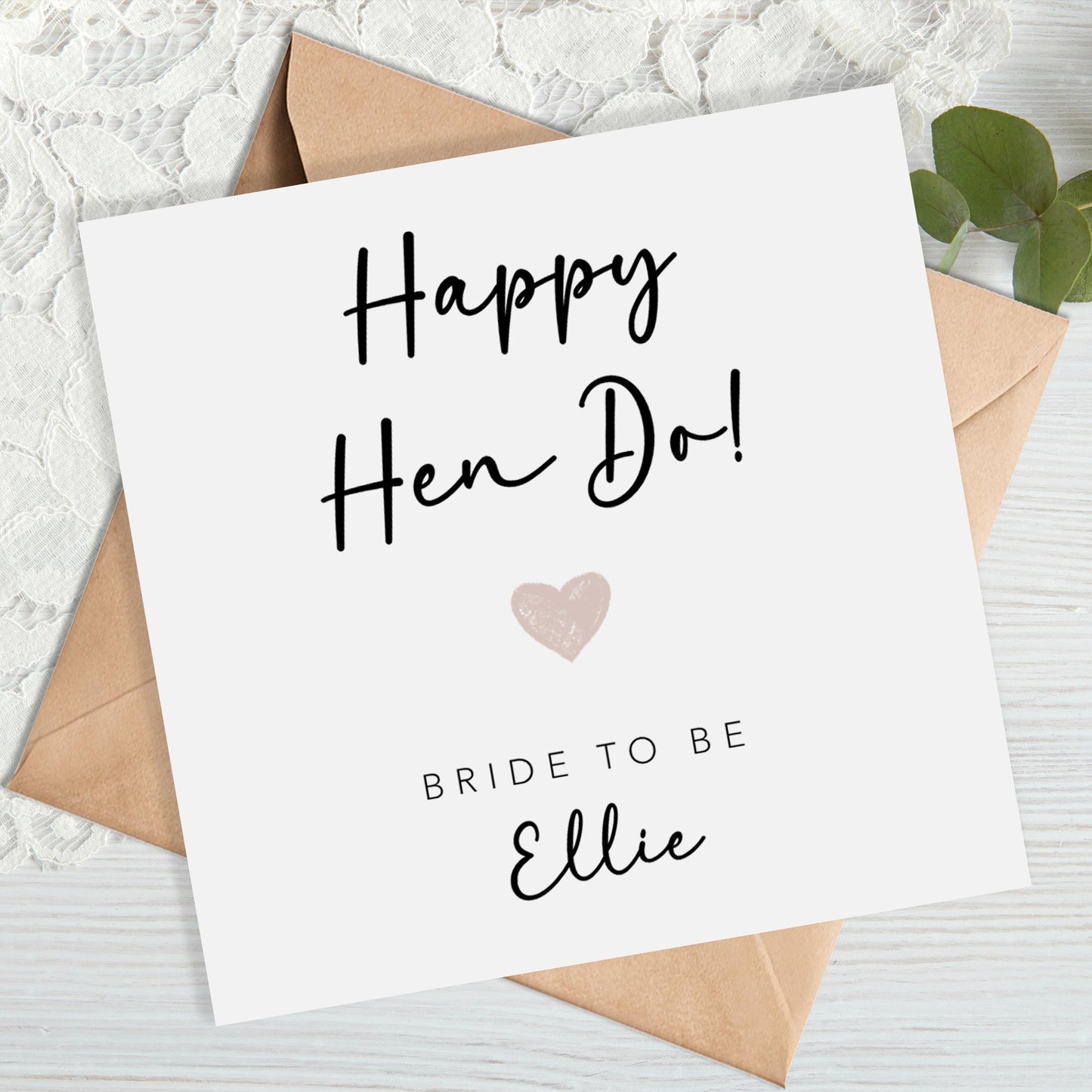 Happy Hen Do Bride to Be Card