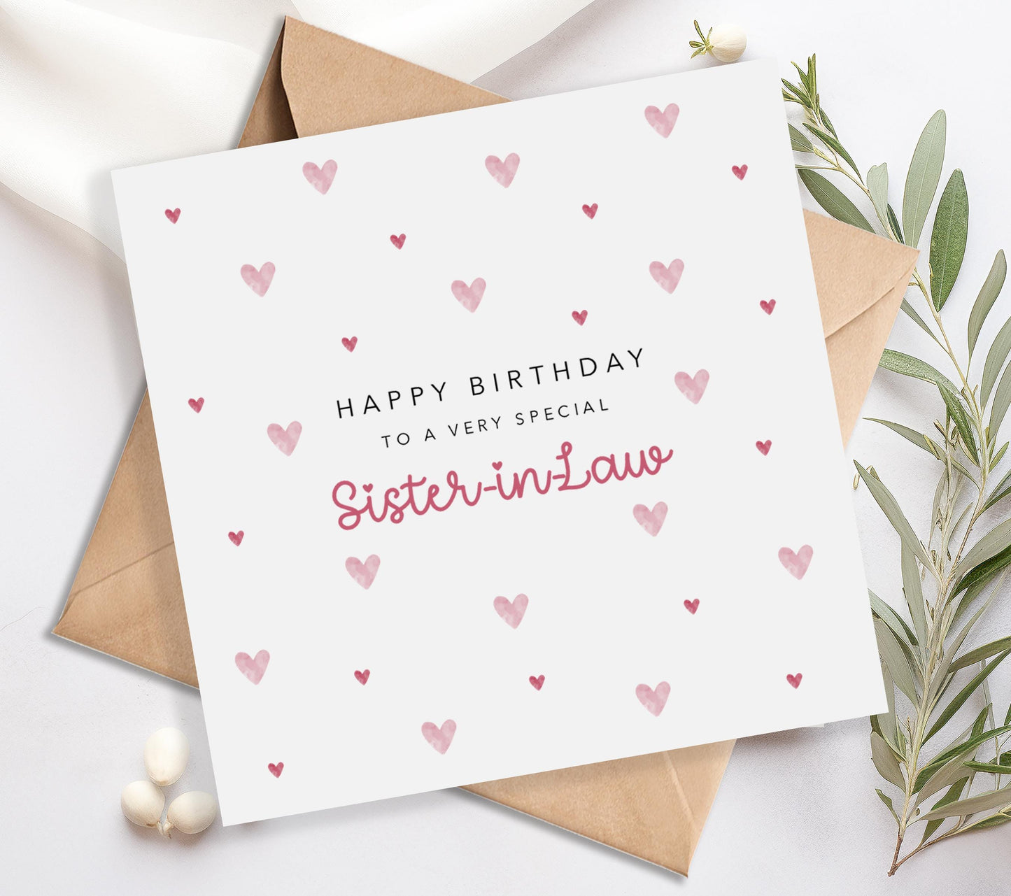 Sister in Law Birthday Card | B99