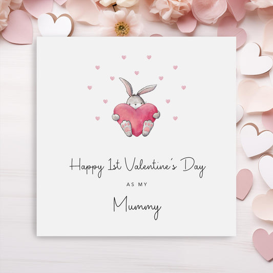 Mummy First Valentines Card