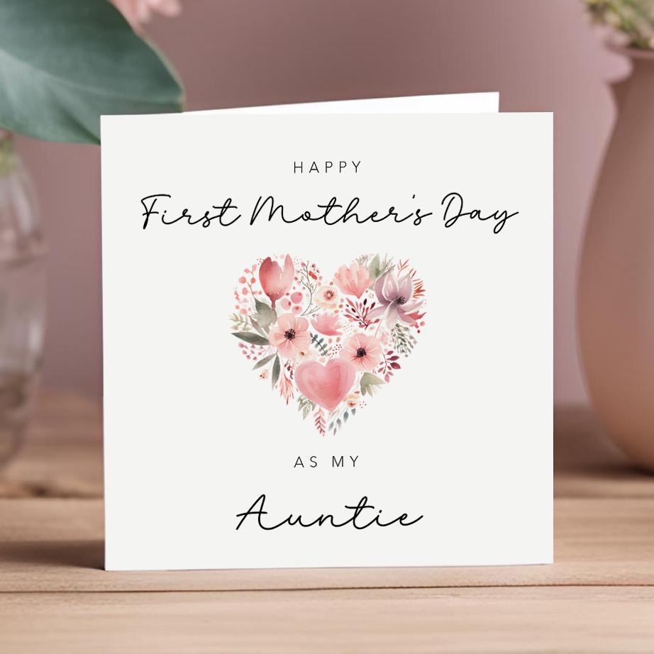 First Mother's Day as my Auntie Card