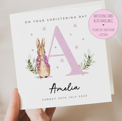 Personalised Pink Christening Gift Wrap | Wrapping Paper | WRAP0013