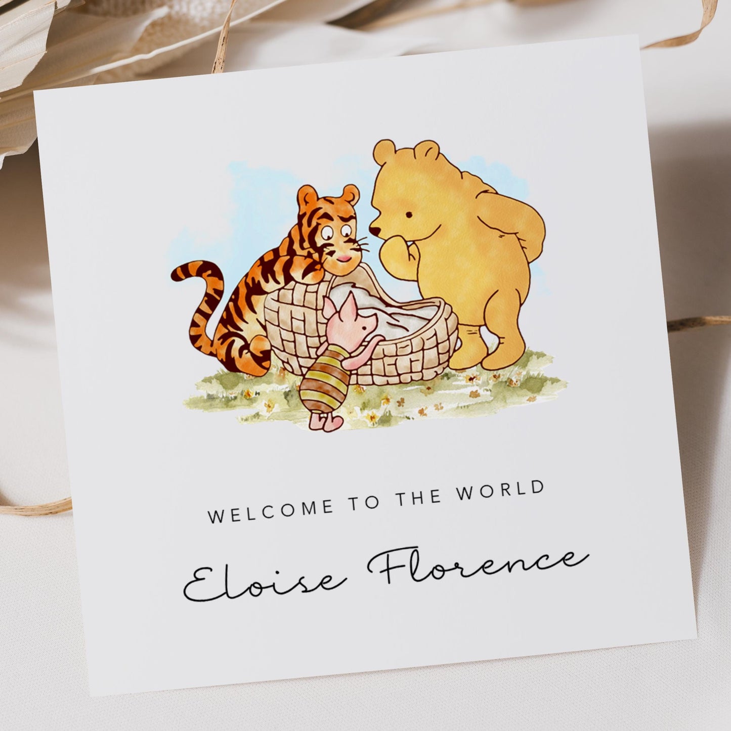 Personalised New Baby Card