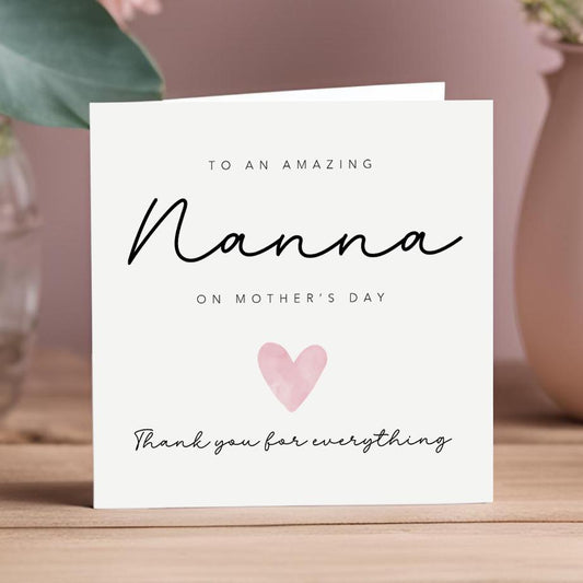Mothers Day Card for Nanna