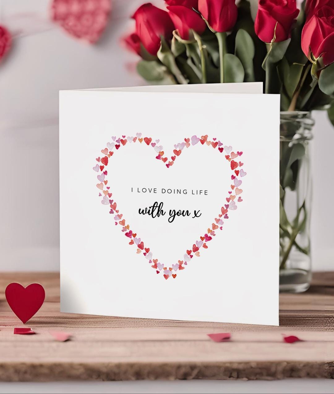 Valentine's Card - I love doing life with you
