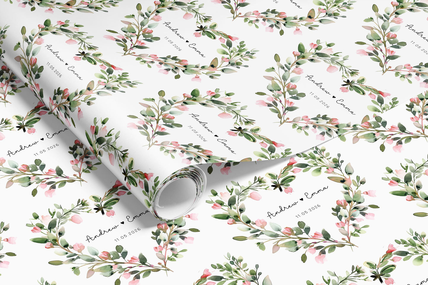 Personalised Wedding Gift Wrap | Wrapping Paper | WRAP0041