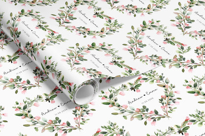 Personalised Wedding Gift Wrap | Wrapping Paper | WRAP0041