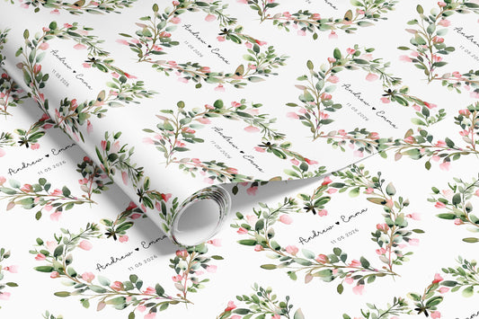 Personalised Wedding Gift Wrap | Wrapping Paper | WRAP0041