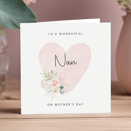 Mothers Day Card for Nan