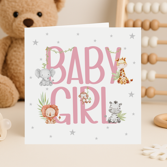 New Baby Girl Card