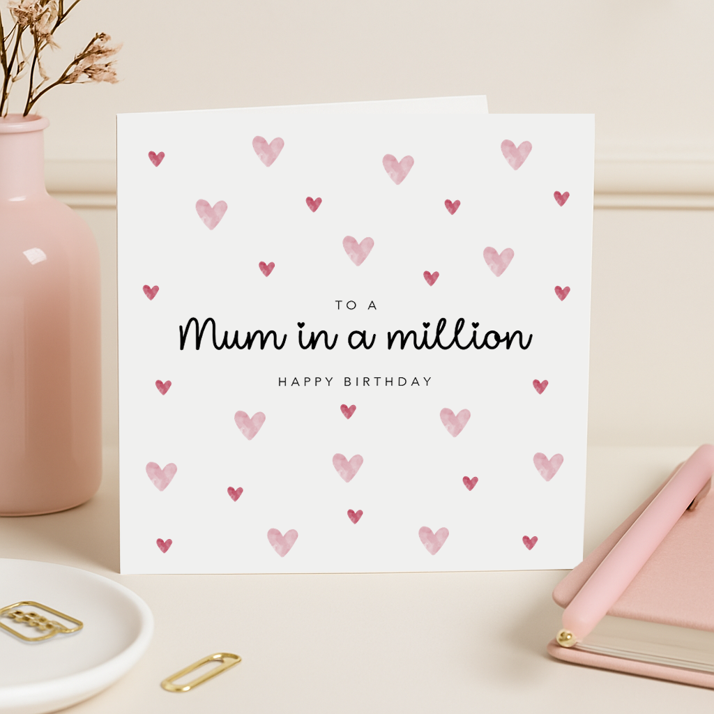 Mum in a Million Birthday Card