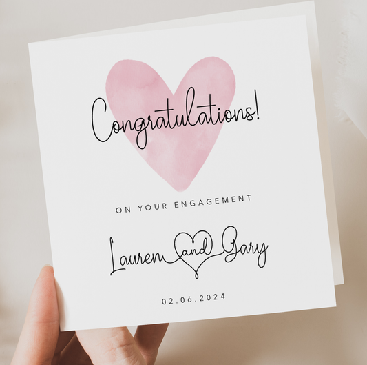 Engagement Card - Congratulations!