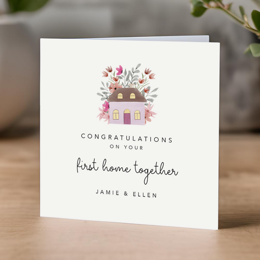 Congratulations on your first home together - Pink House