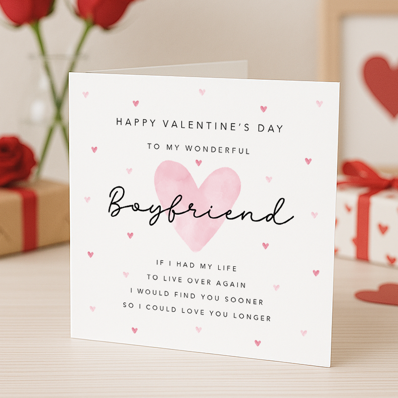 Boyfriend Valentine's Day Card