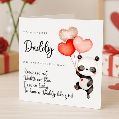 Daddy Valentines Card