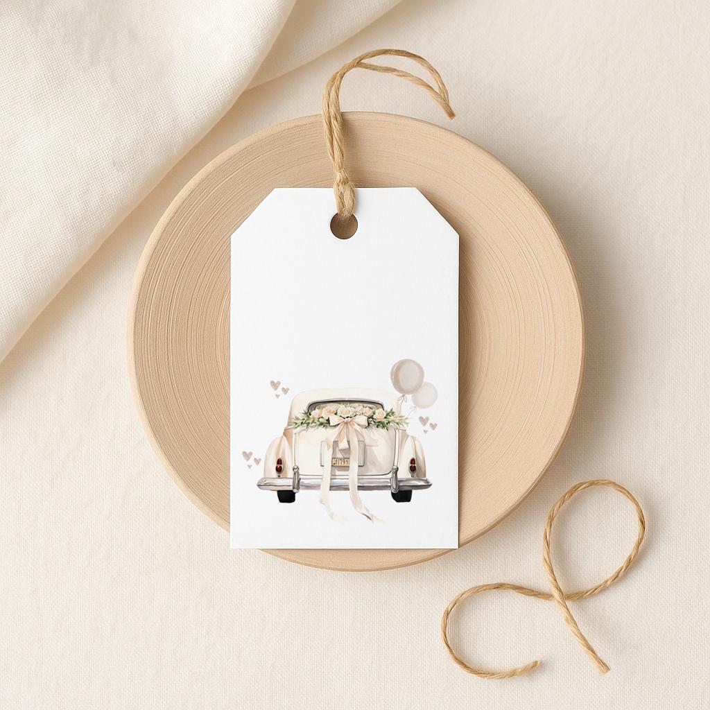 Personalised Wedding Car Gift Wrap | Wrapping Paper | WRAP0030
