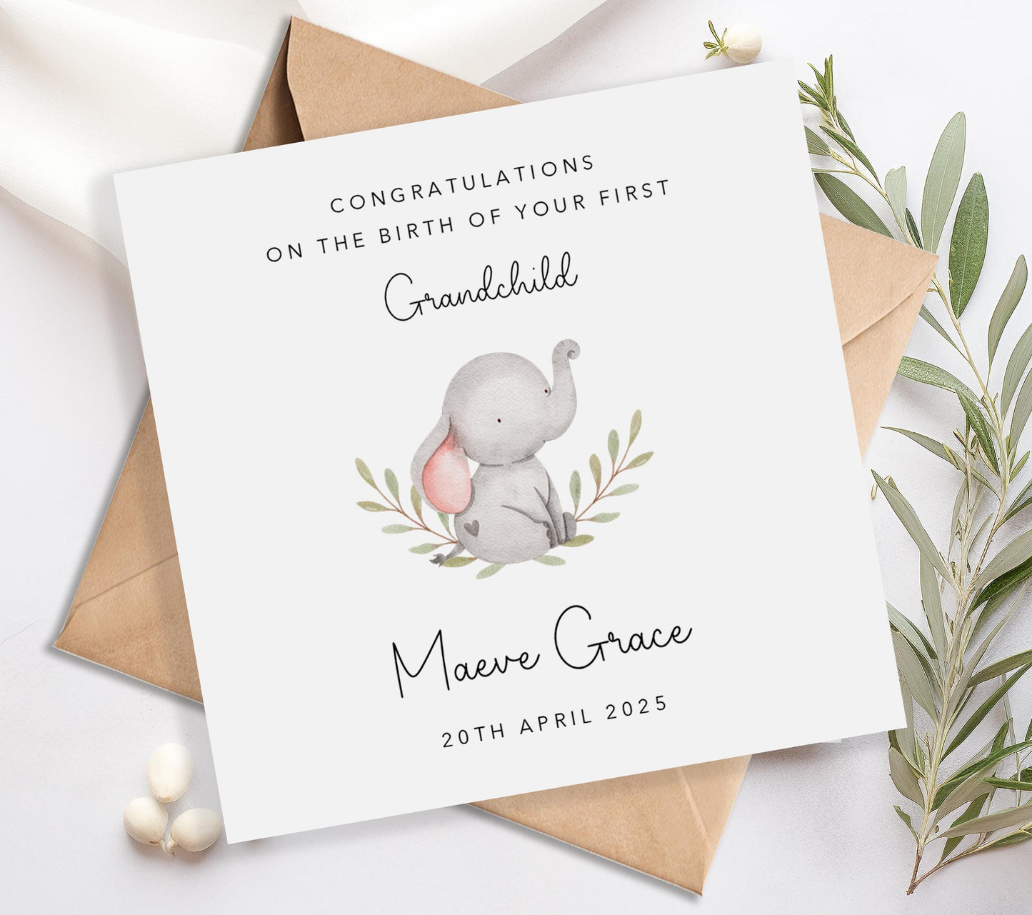 Congratulations on your First Grandchild Card