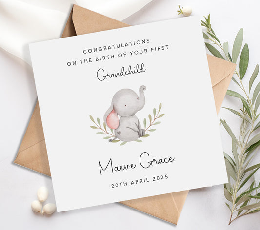 Congratulations on your First Grandchild Card