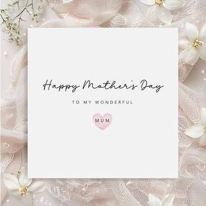 Mothers Day Card for Mum