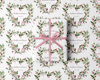 Personalised Wedding Gift Wrap | Wrapping Paper | WRAP0041
