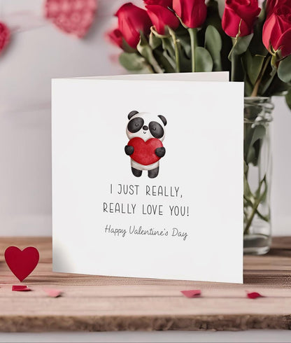 Valentine's Card - I just really really love you