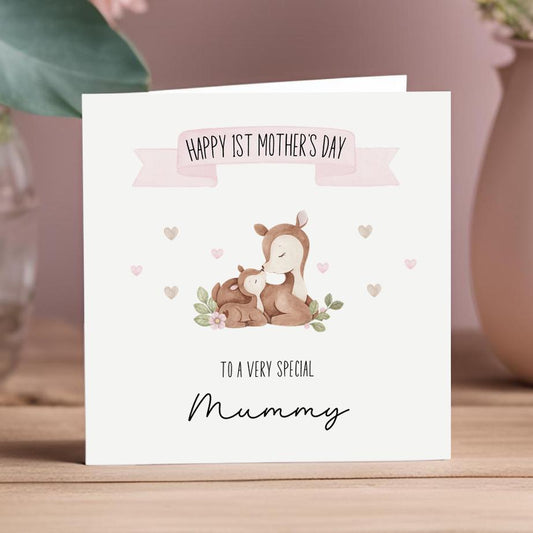 Mummy 1st First Mother's Day Card