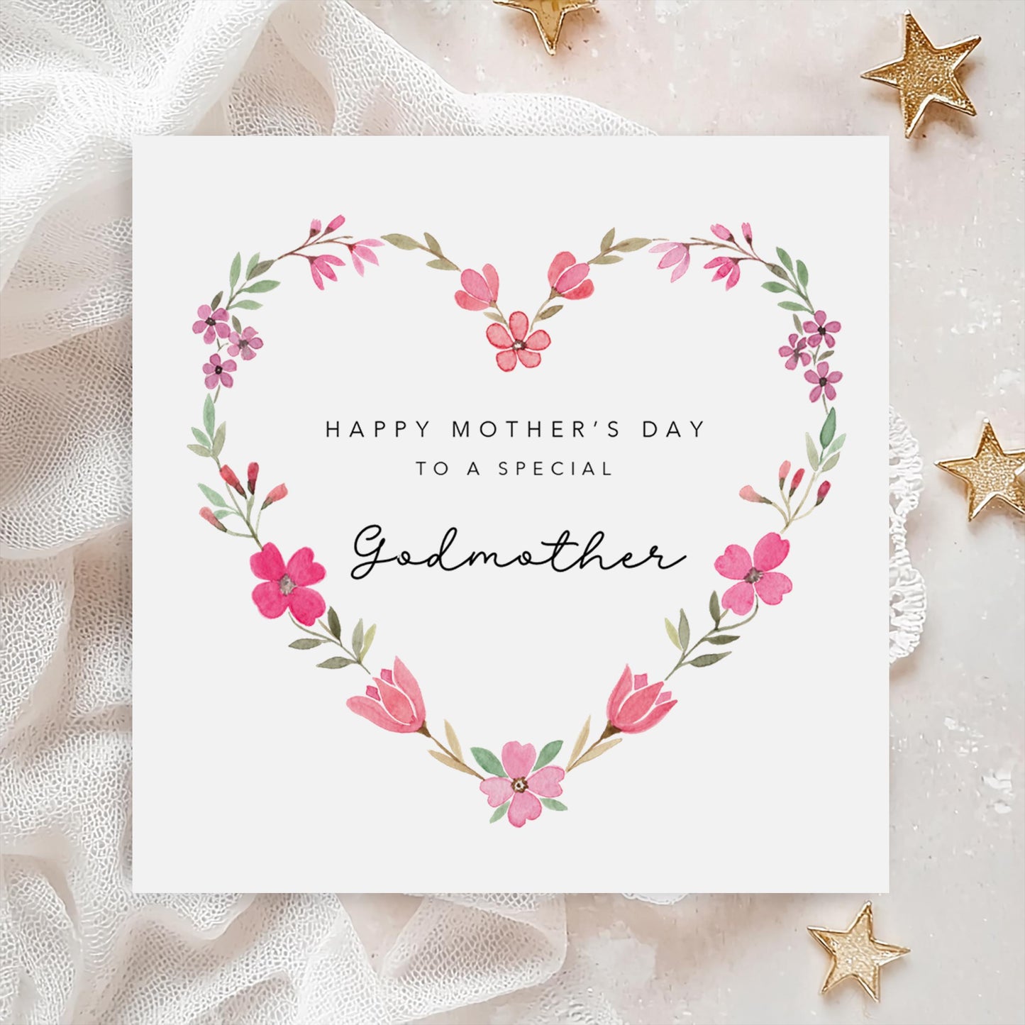 Mothers Day Card for Godmother