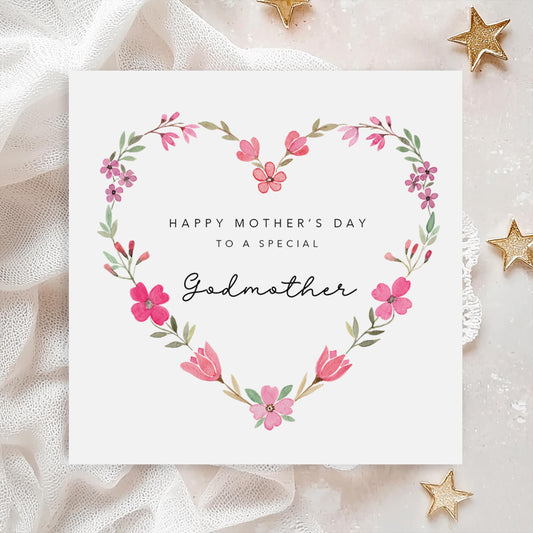 Mothers Day Card for Godmother