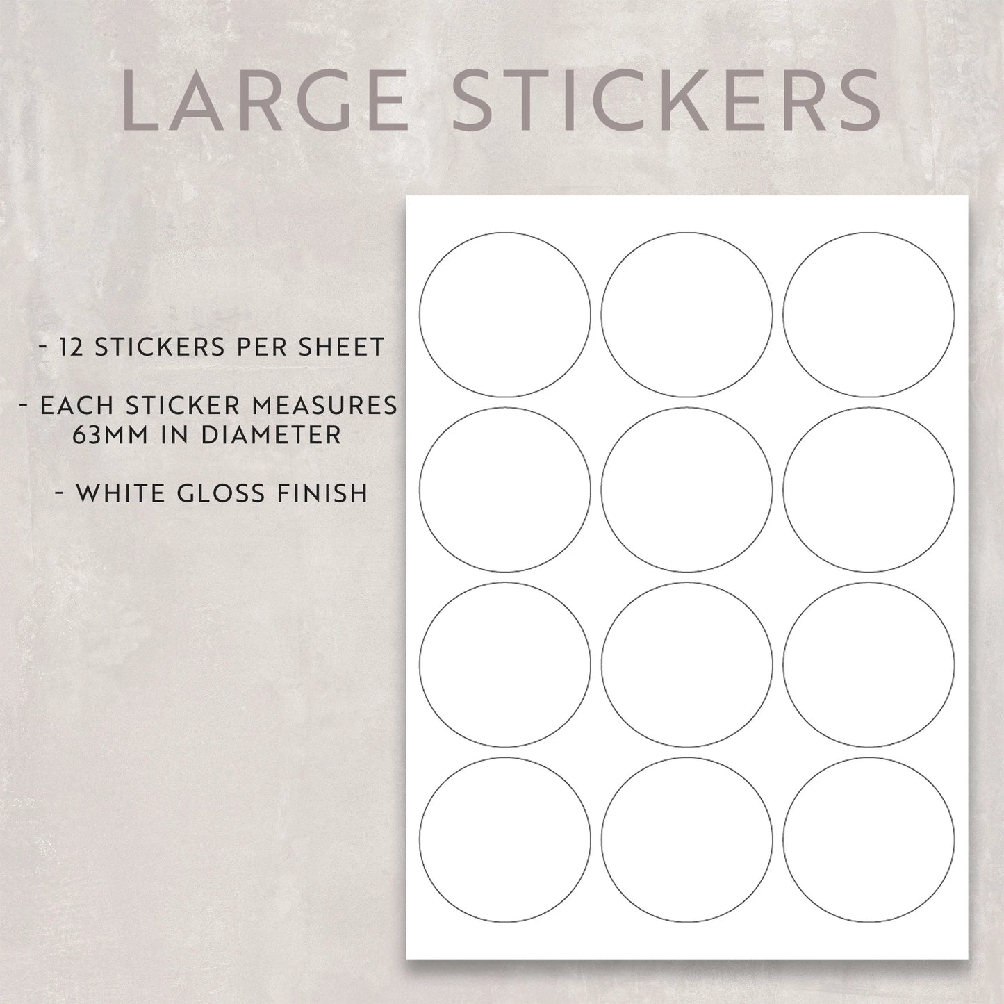 Pink Birthday Stickers