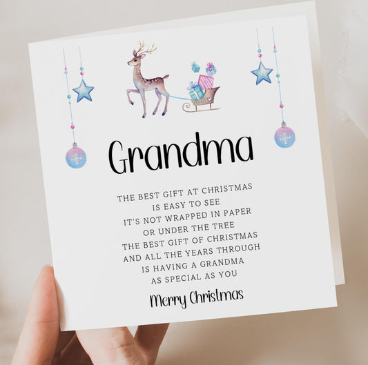 Grandma Christmas Card