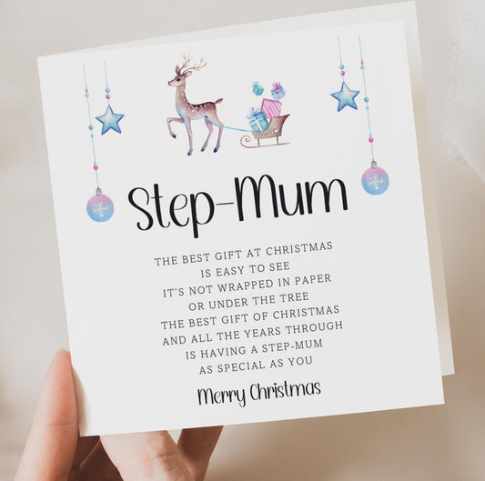 Step-Mum Christmas Card