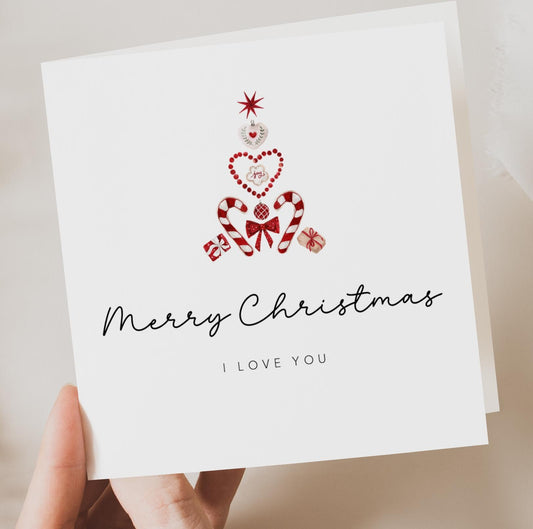 Merry Christmas I love you Christmas card