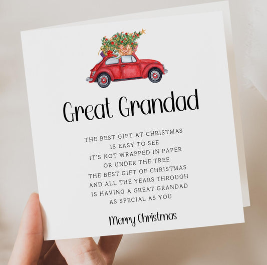 Great Grandad Christmas Card