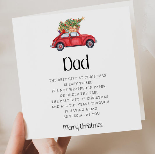 Dad Christmas Card