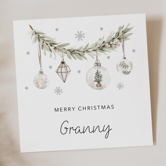 Granny Christmas Card