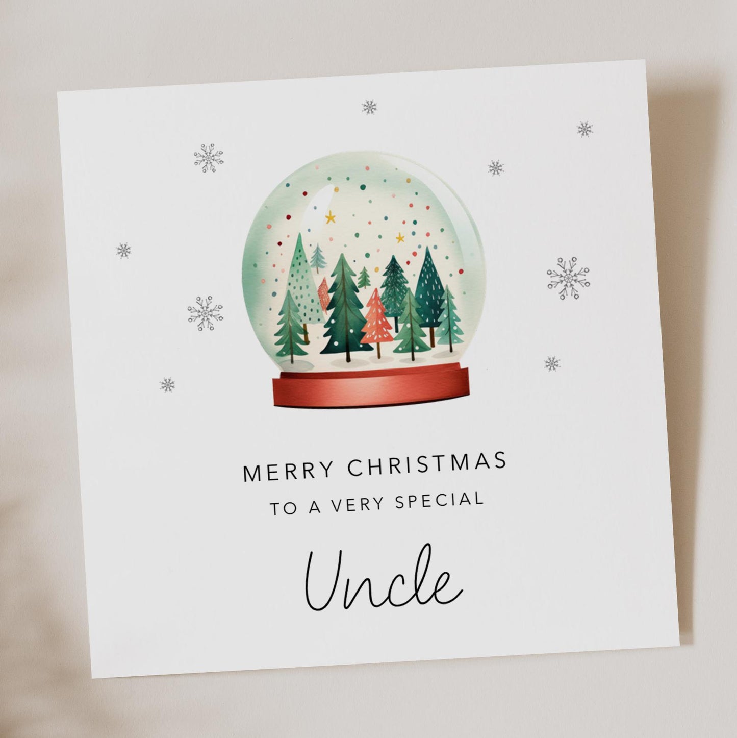 Uncle Christmas Card