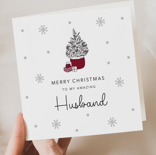 Husband Christmas Card