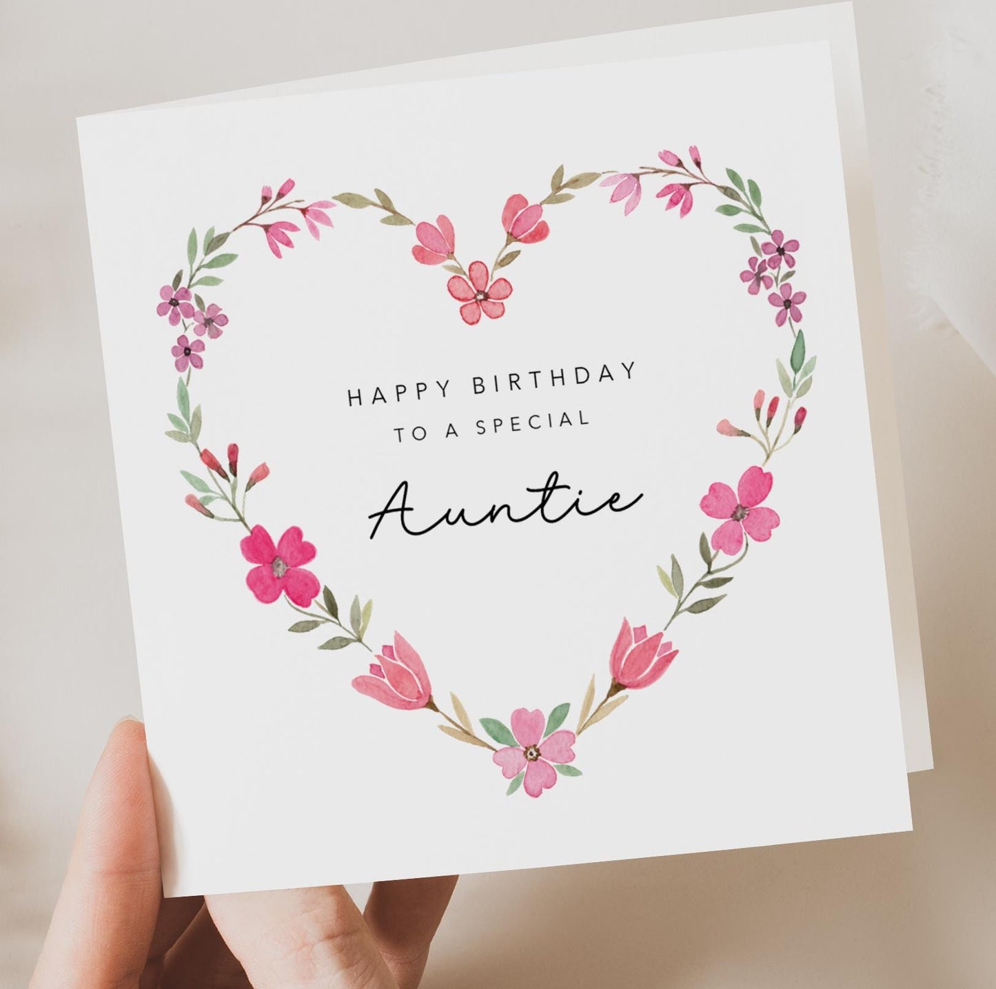 Auntie Birthday Card