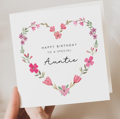 Auntie Birthday Card