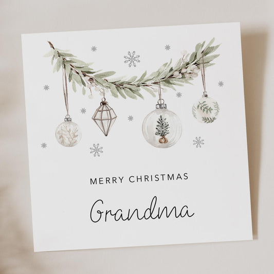 Grandma Christmas Card